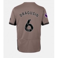 Camisa de Futebol Tottenham Hotspur Radu Dragusin #6 Equipamento Alternativo 2023-24 Manga Curta